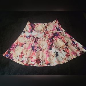Lane Bryant Floral Skirt Size 16